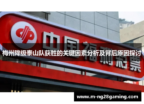 梅州降级泰山队获胜的关键因素分析及背后原因探讨